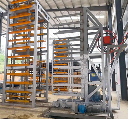 Qingdao HF block machine factory Finger Cart System