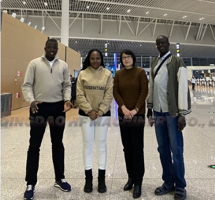 A Visit to Qingdao HF Machinery Co., Ltd. by Senegalese Clients: A Journey of Recognition and Praise