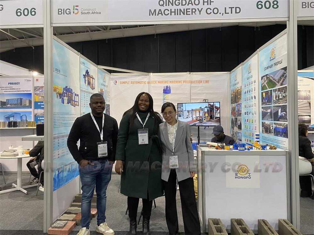 HF block machine Machinery Participates in Big 5 Construct South Africa Exhibition