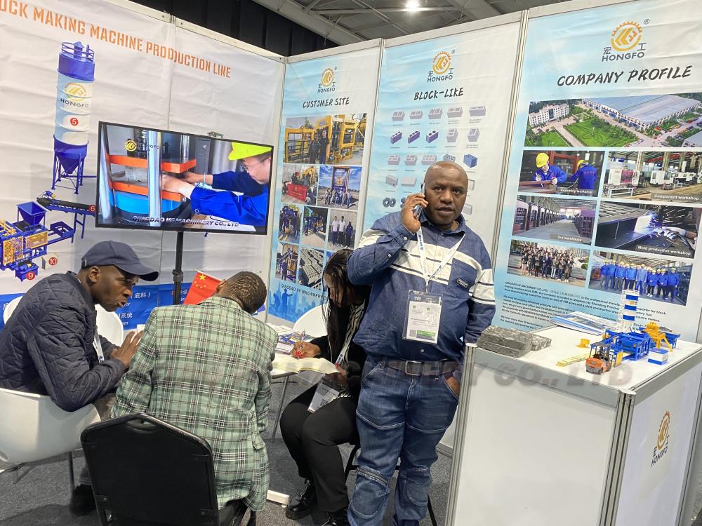 HF block machine Machinery Participates in Big 5 Construct South Africa Exhibition