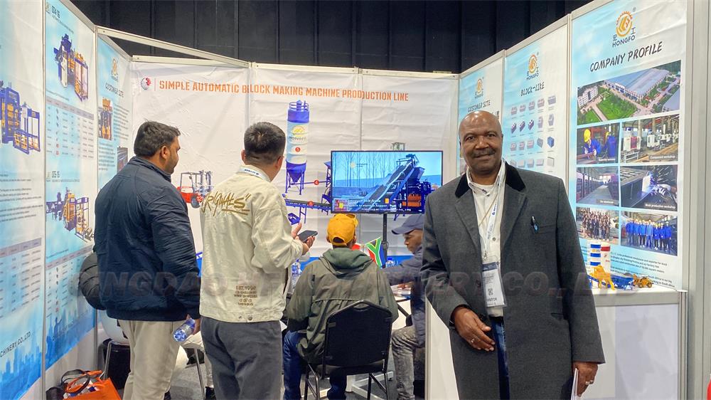 HF block machine Machinery Participates in Big 5 Construct South Africa Exhibition