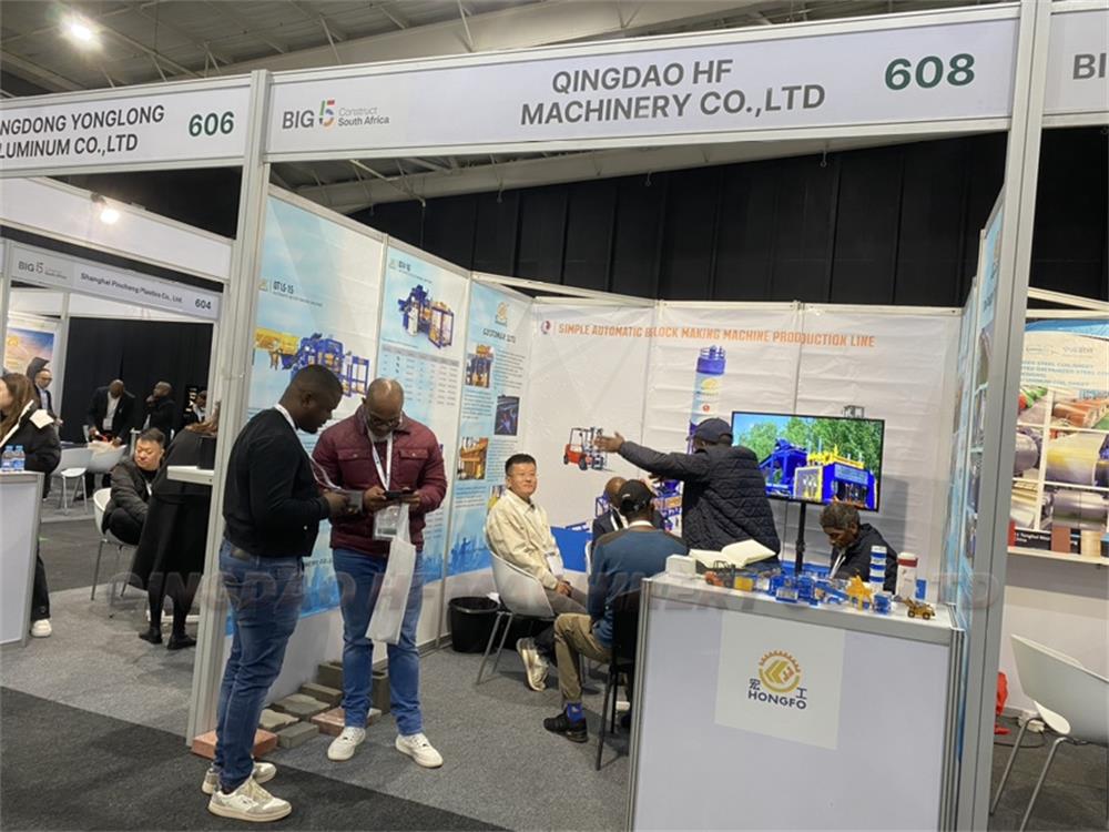 HF block machine Machinery Participates in Big 5 Construct South Africa Exhibition